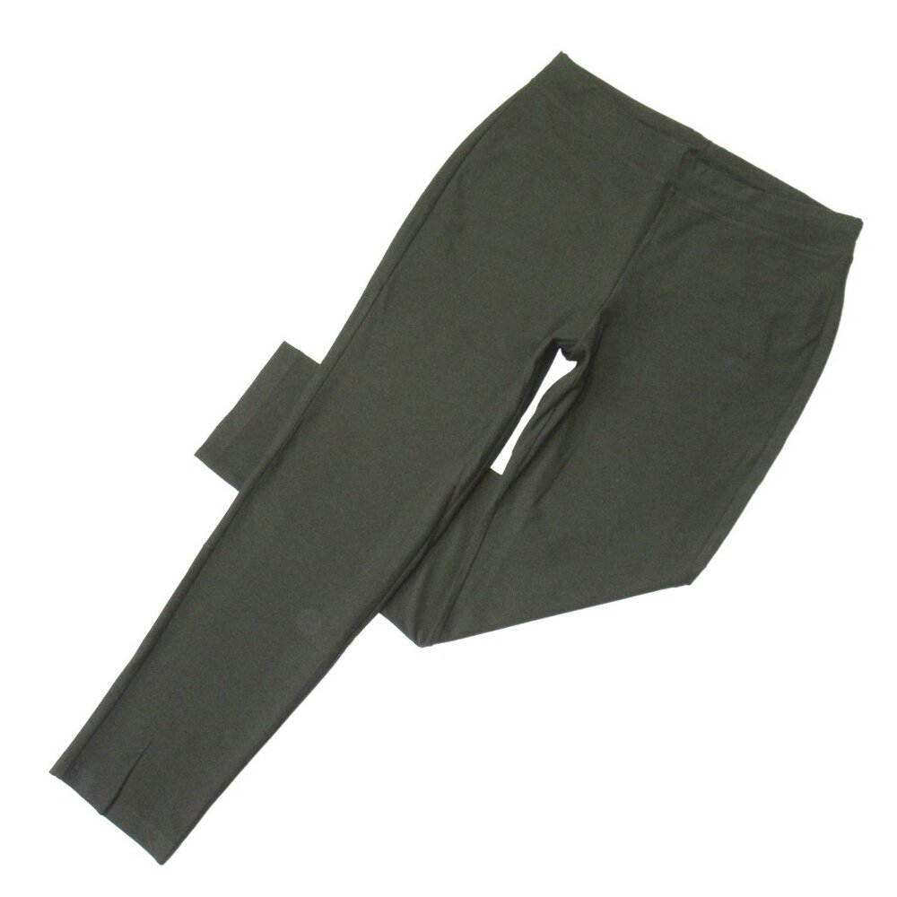 NWT Eileen Fisher Slim Ankle in Seaweed Washable Stretch Crepe Pull-on Pants M